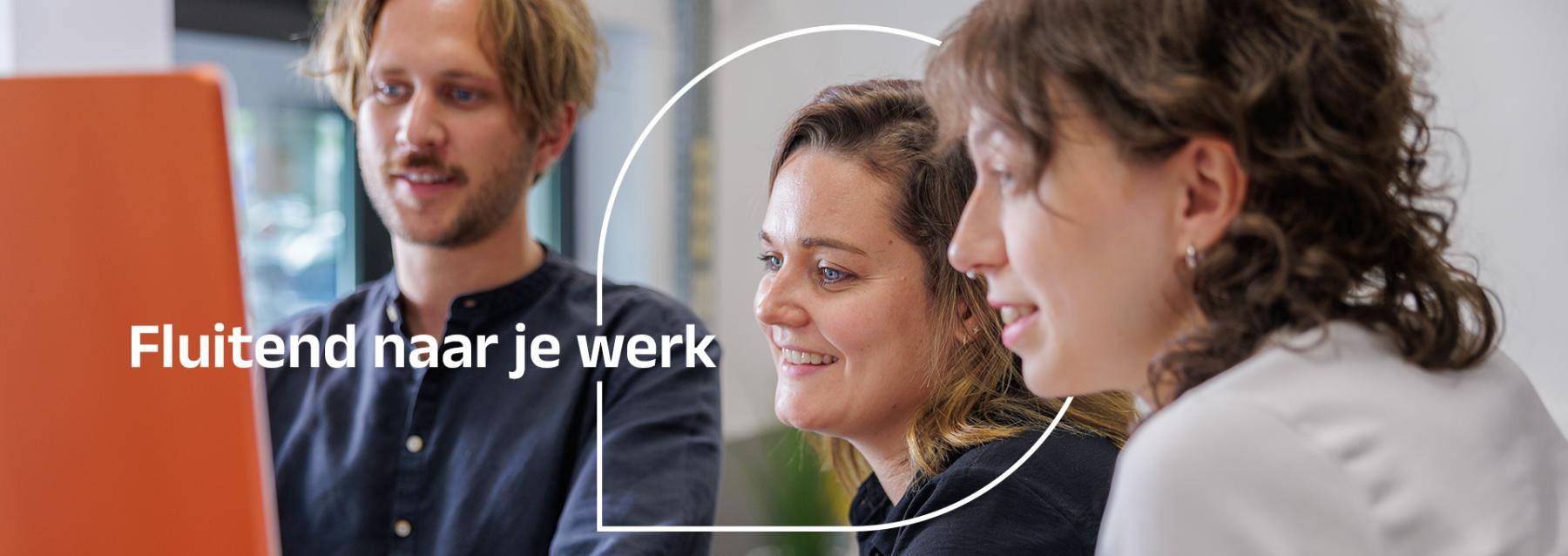 Header, Fluitend naar je werk